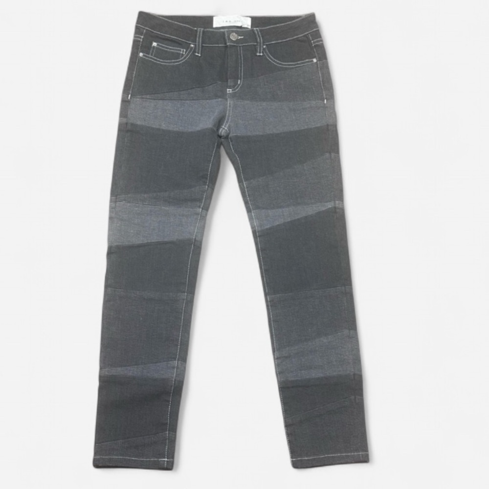 IRO Gray patch jeans 27